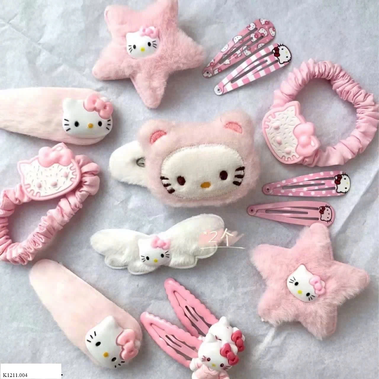  SET 15ct kẹp tóc công chúa mèo kitty Sỉ 35k/ 1 sét 15 chi tiết