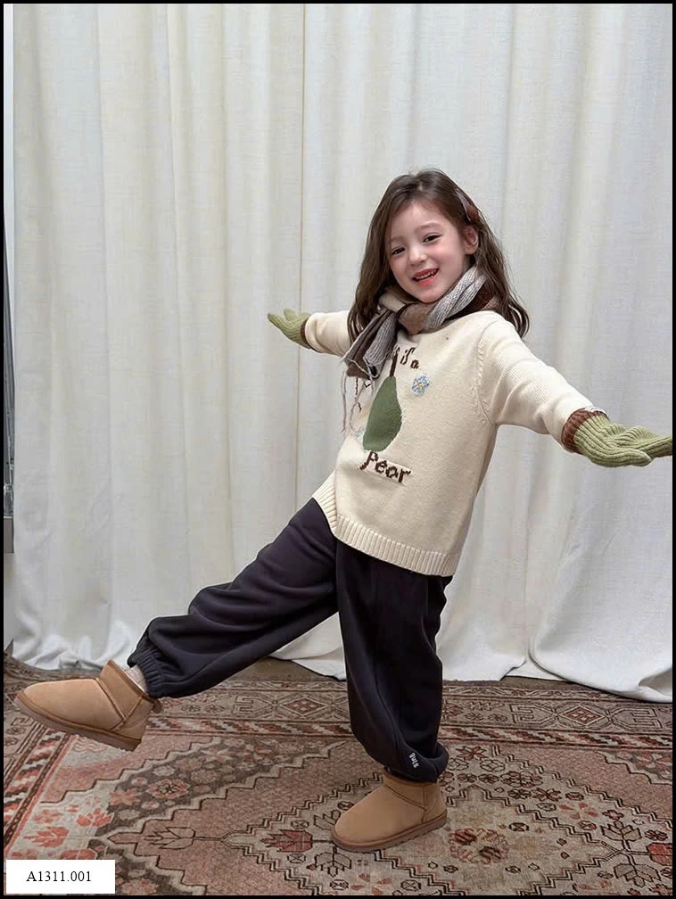 ÁO LEN CỔ TRÒN HỌA TIẾT BG AMBB Giá sỉ sz 90-150: 175k sz 160: 195k