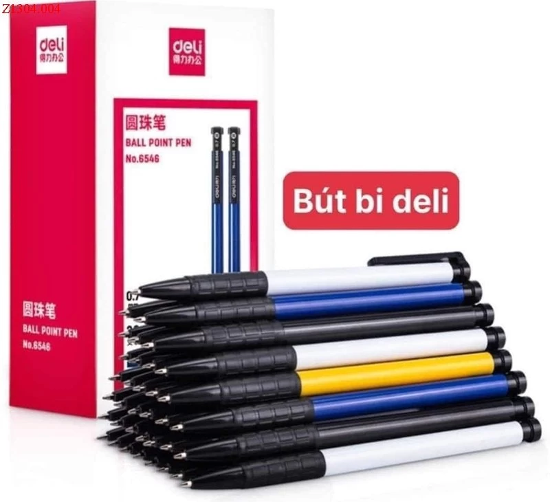 HỘP 36 CHIẾC BÚT BI DELI MỰC XANH /ĐEN  Si 75k/set 36 chiếc 