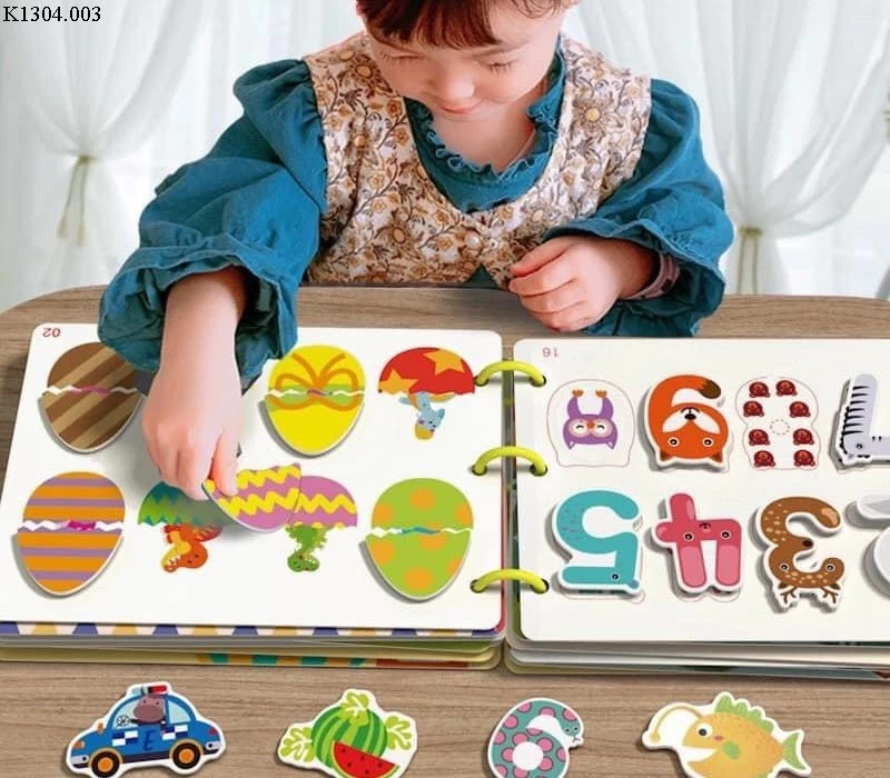 HỌC LIỆU BÓC DÁN BUSY BOOK DIY  Si 100k/b