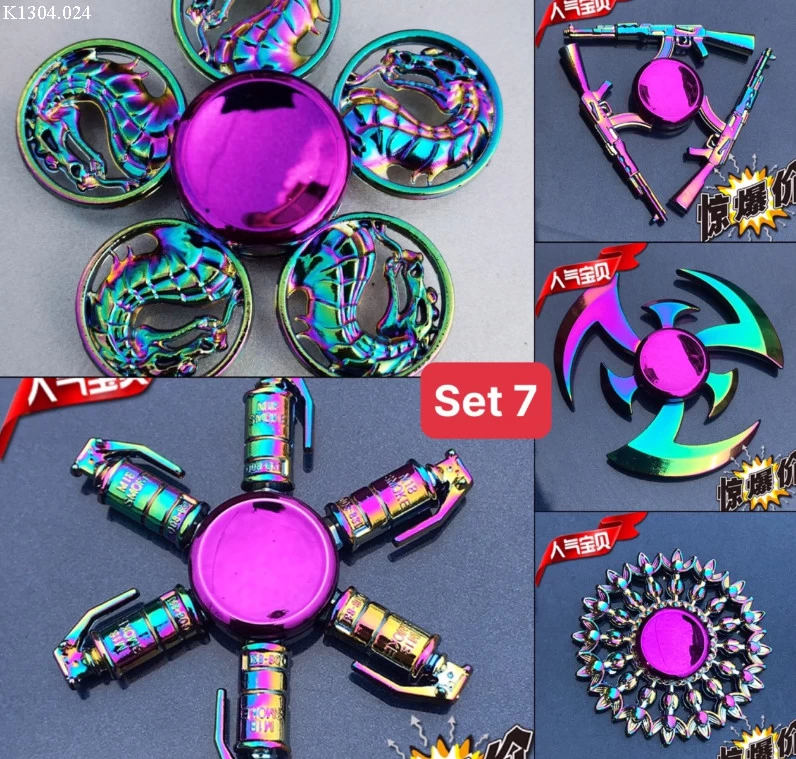 Con quay Finger Spinner Si 72k/set 5con