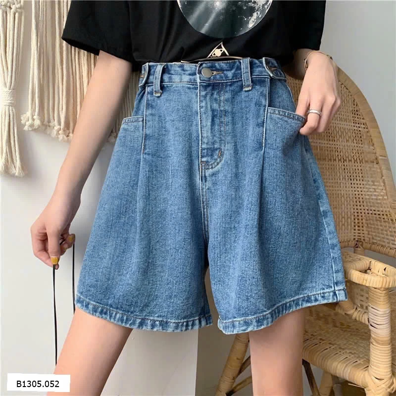 QUẦN SOOC JEAN ỐNG RỘNG  Sỉ 115k