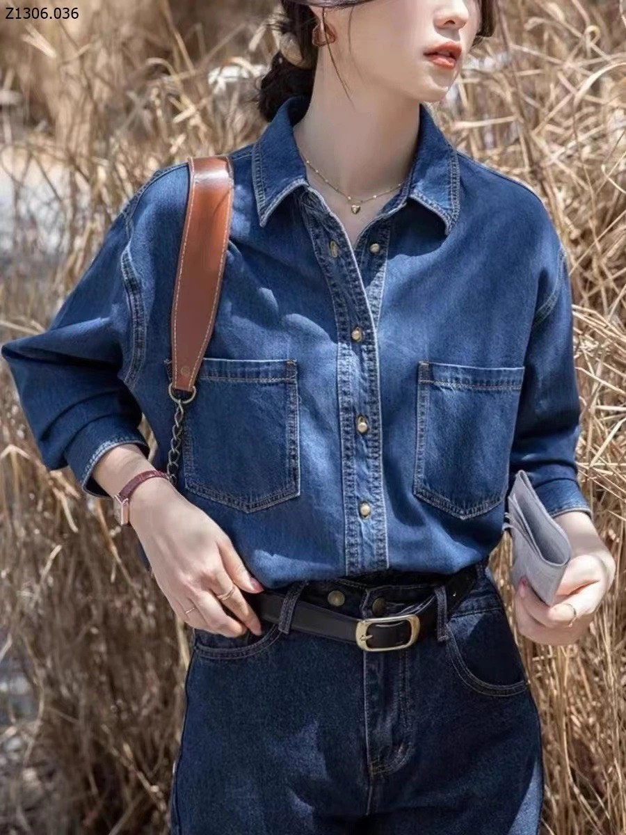 ÁO SƠ MI JEAN  Sỉ 129k