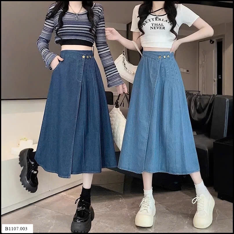 CHÂN VÁY DENIM DÁNG DÀI NỮ Sỉ giá 179k