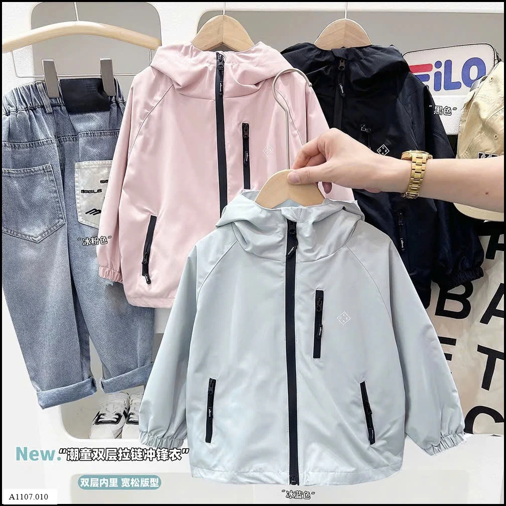 ÁO KHOÁC GIÓ KACADY CHO BÉ Sỉ giá 159k