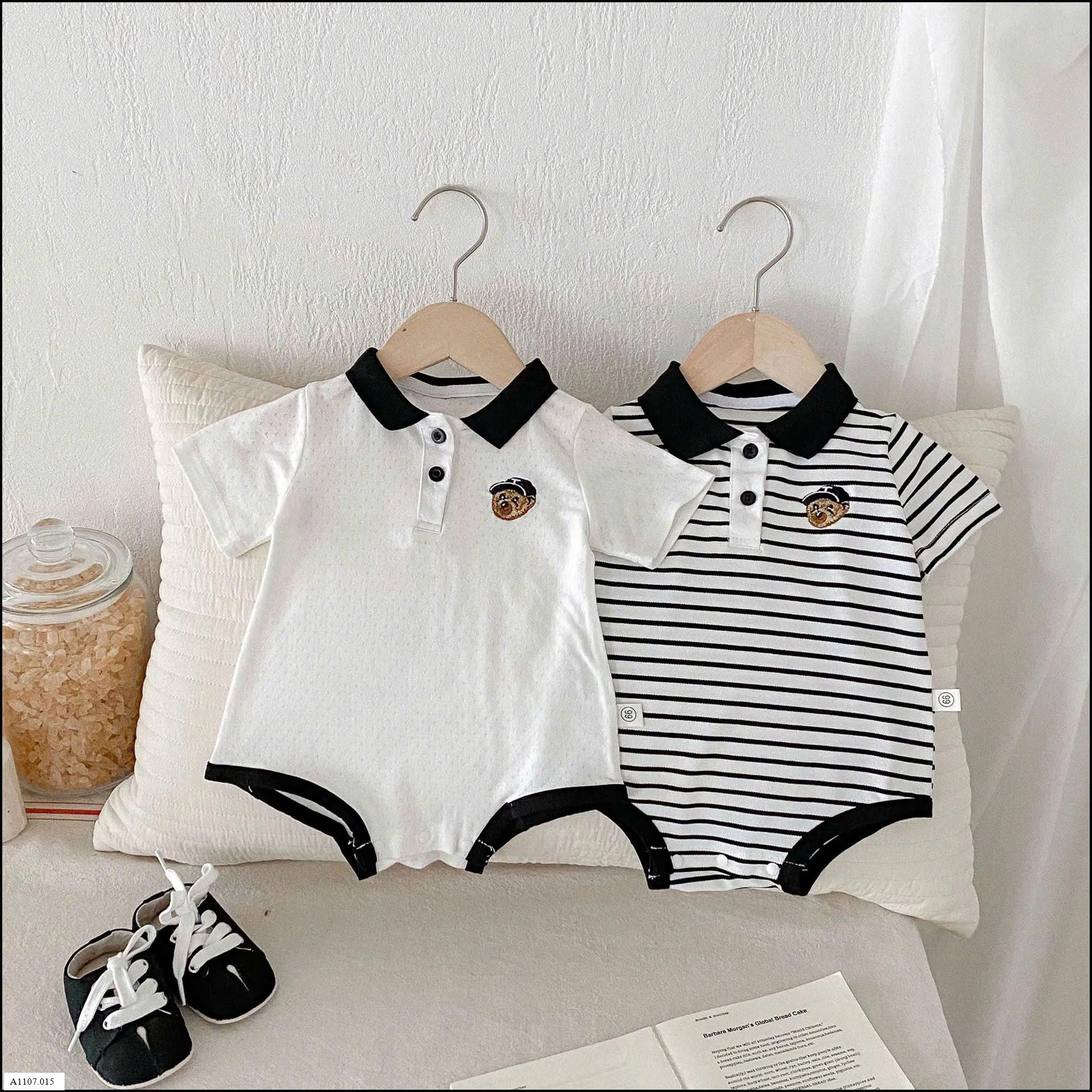 BODY CỔ POLO CHO BÉ TRAI Sỉ giá 89k