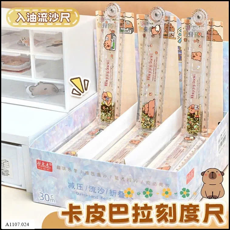 THƯỚC KẺ GẤP GỌN CAPYBARA CHO BÉ Sỉ giá 30k