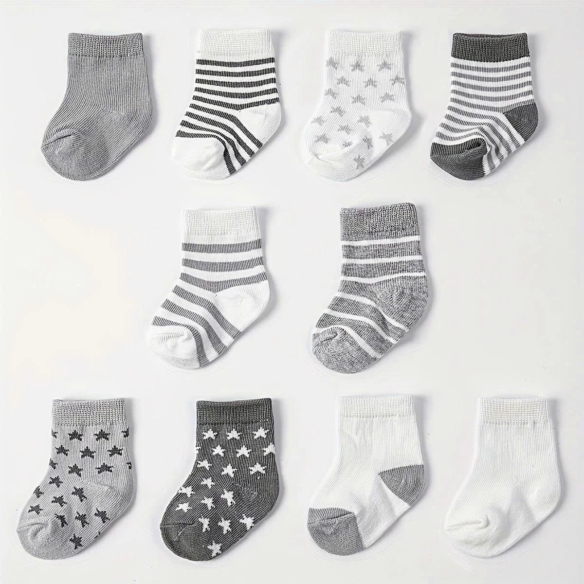 SET 10 ĐÔI TẤT SIZE NHÍ    Giá sỉ 76k/1 set 