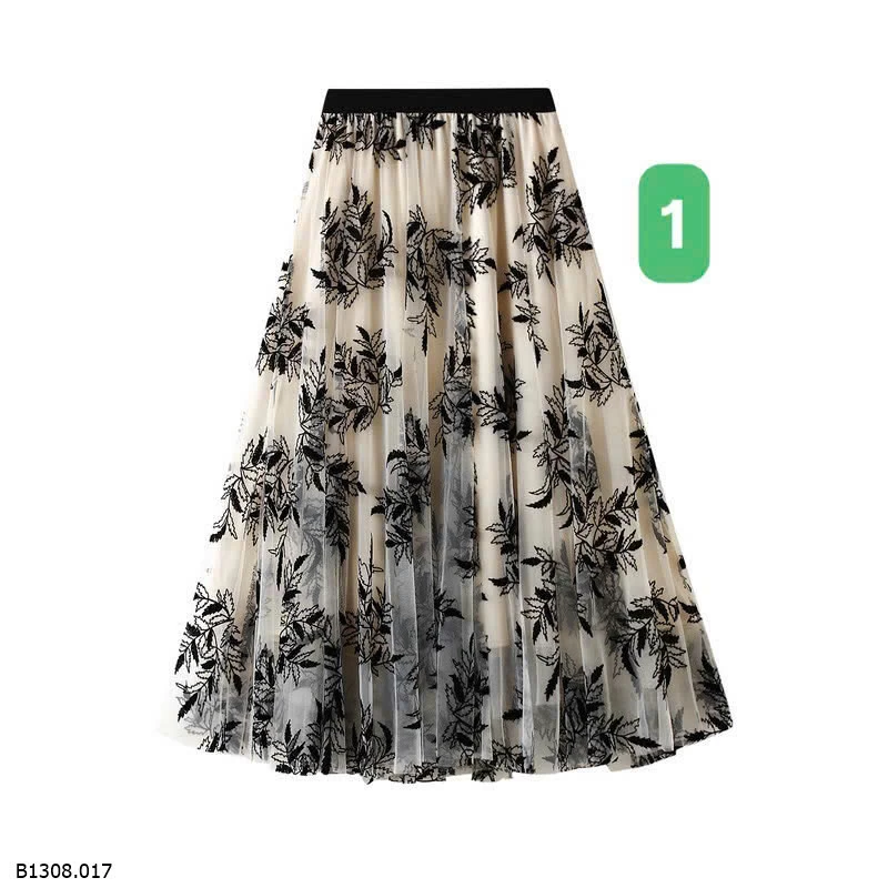 CHÂN VÁY THÊU HOA ANGEL   Giá sỉ 167k