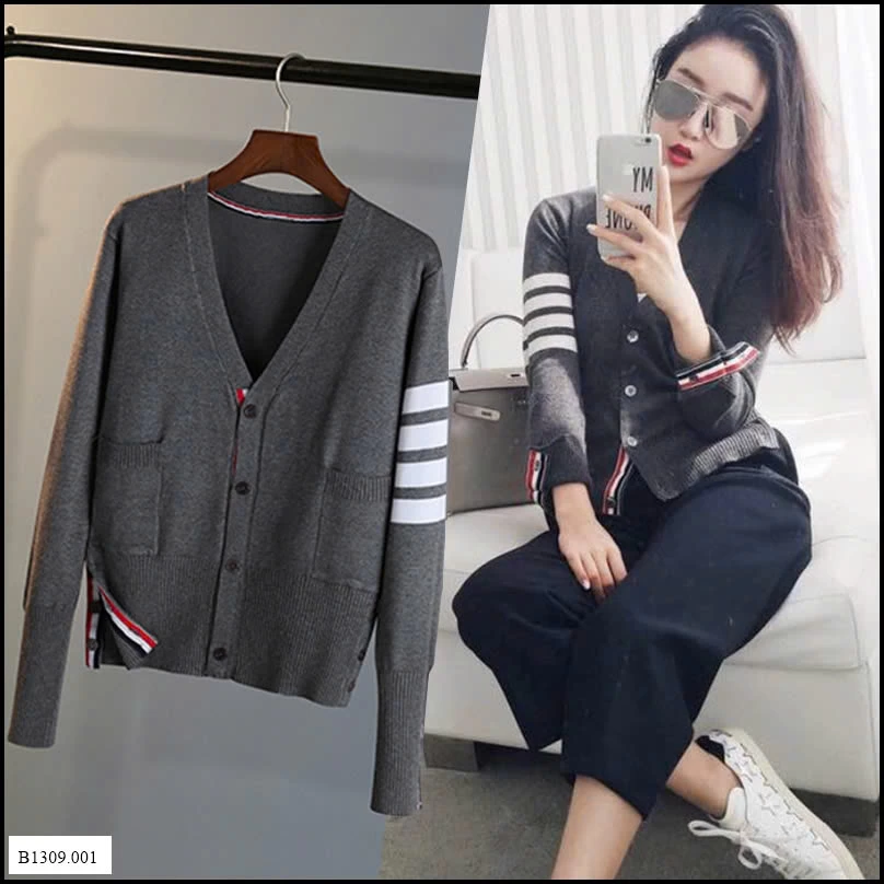 CARDIGAN DỆT KIM 4 SỌC CỰC CHẢNH   Giá sỉ 195k