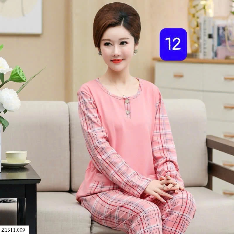 BỘ COTTON TRUNG NIÊN MẶC NHÀ   Sỉ 149kA