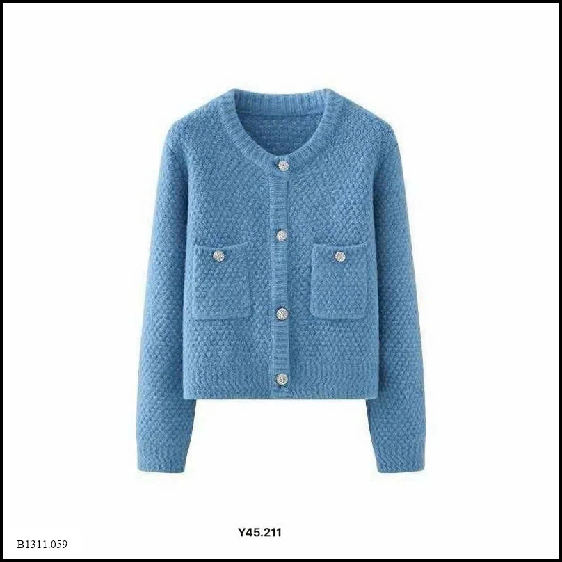 Cardigan cổ tròn La Chapelle chính hãng Giá sỉ 380ka