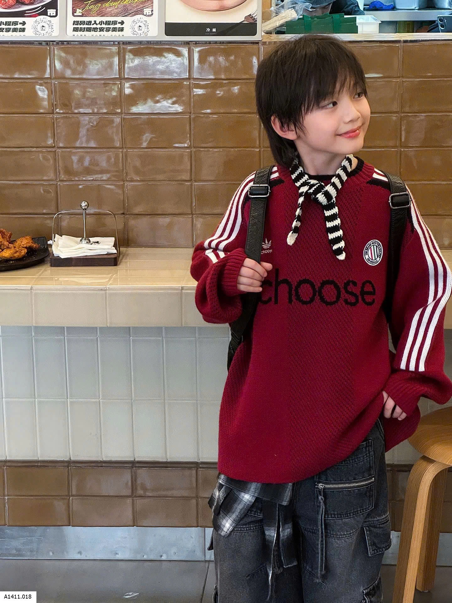 ÁO LEN PHỐI SỌC BÉ TRAI QCCC Giá sỉ 250k