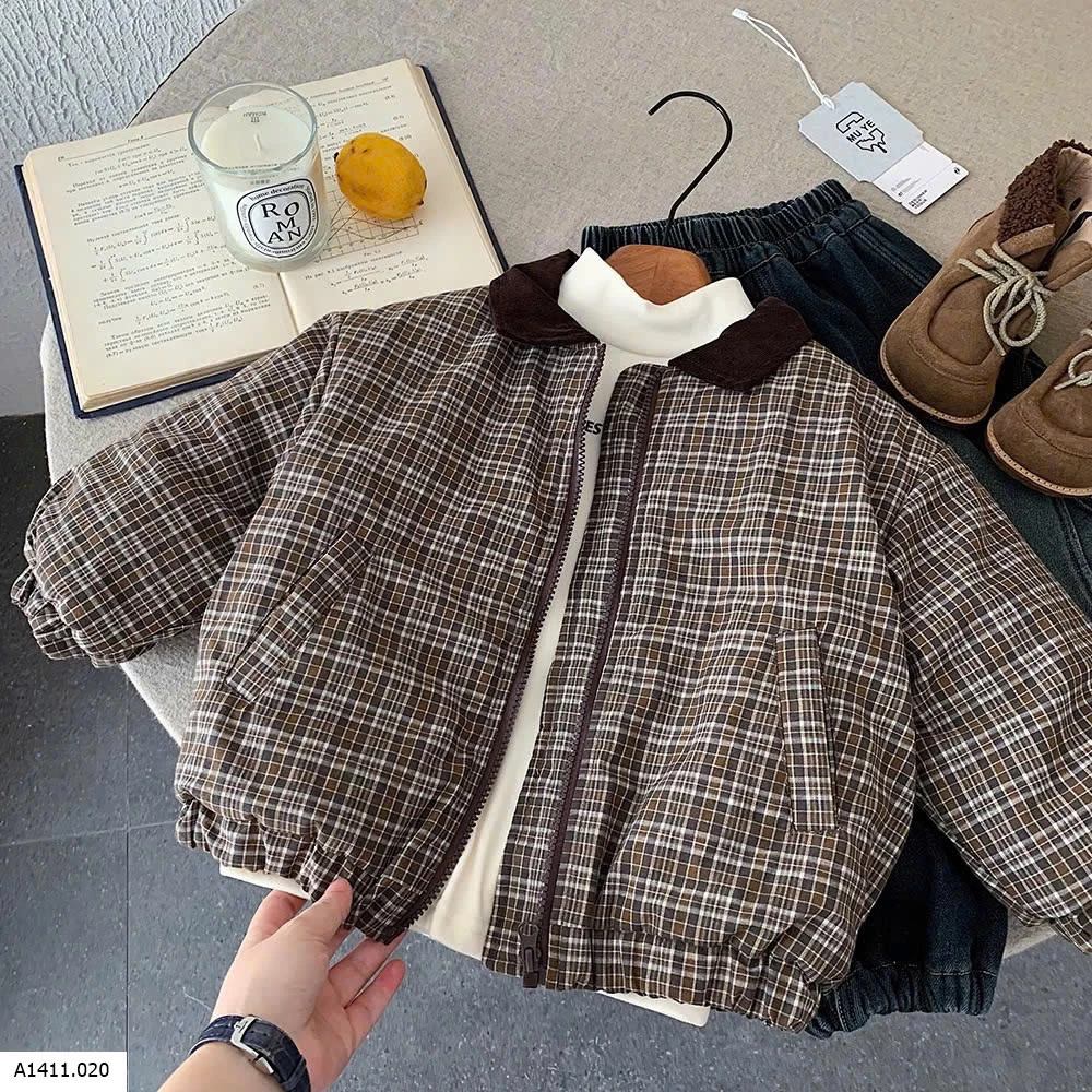 ÁO KHOÁC KẺ CHO BÉ Giá sỉ 225k