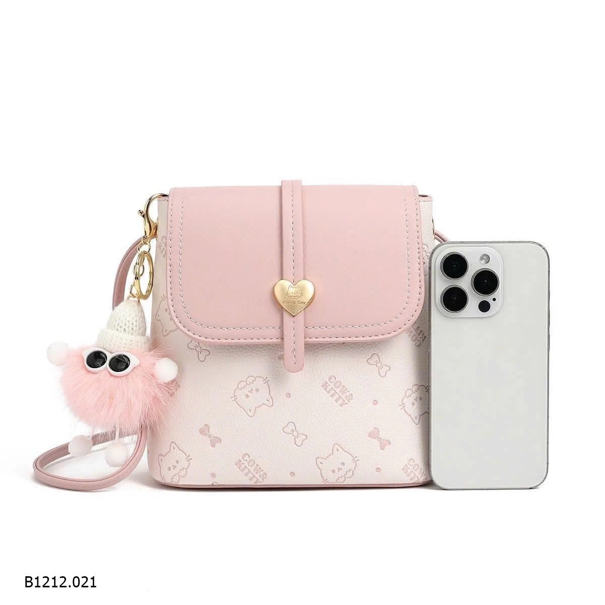 TÚI ĐEO CHÉO COW & KITTY SIÊU CUTE Giá sỉ 110k