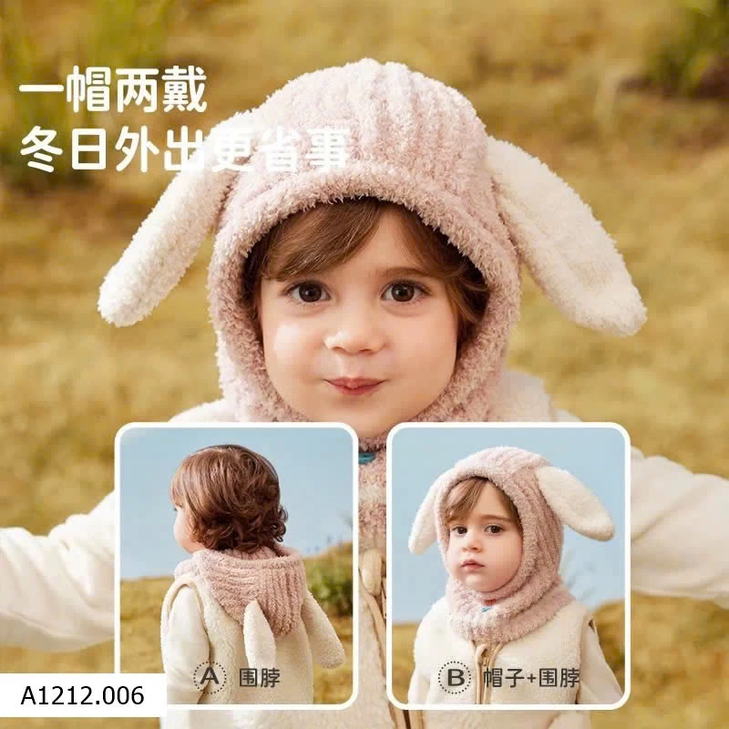 MŨ LÔNG CỪU HÌNH THÚ CHO BÉ  Giá sỉ 50ka