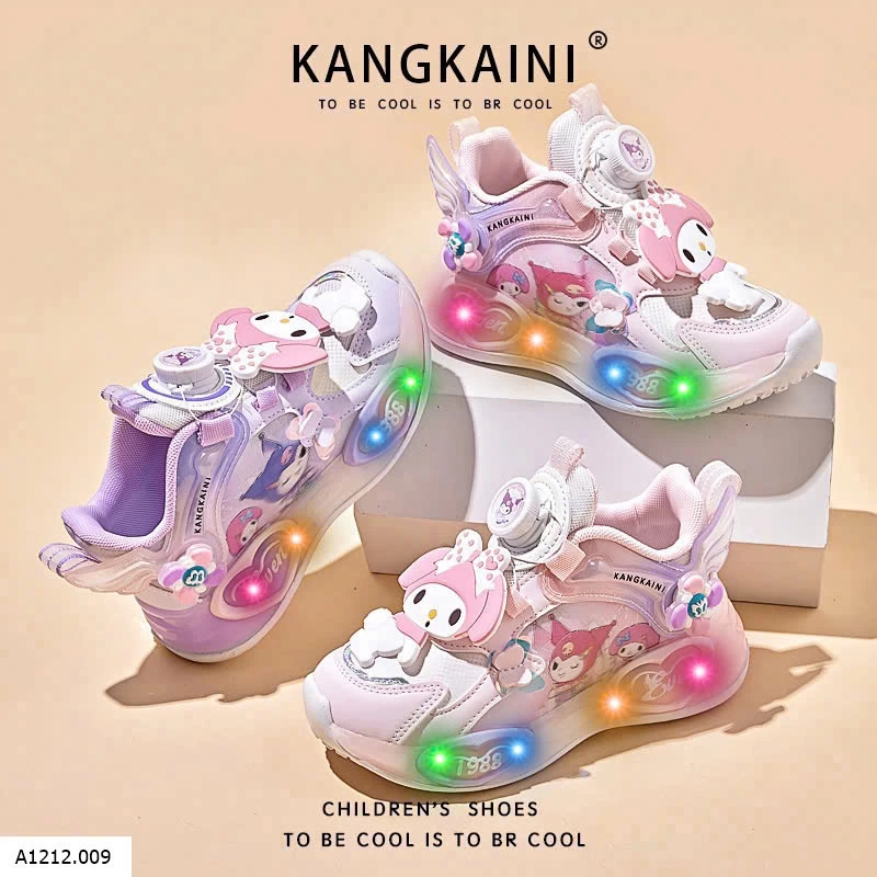 GIÀY THỂ THAO MY MELODY PHÁT SÁNG CHO BÉ GÁI Giá sỉ 240k