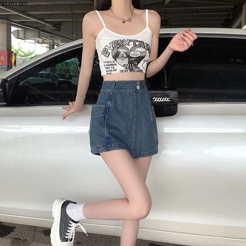 Thời trang váy ngắn nữ mùa hè 2019 phiên bản mới của Hàn Quốc diện đồ