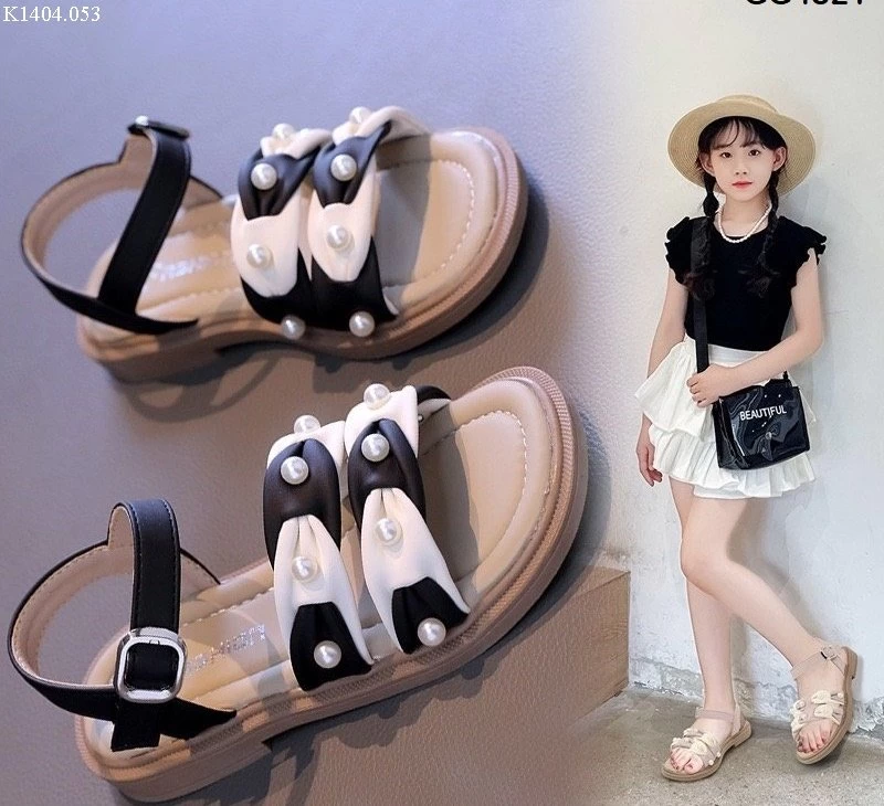 Sandal đính ngọc bé gái sz 26-30 ---- Giá #120k sz 31- 36 --- Giá #125k