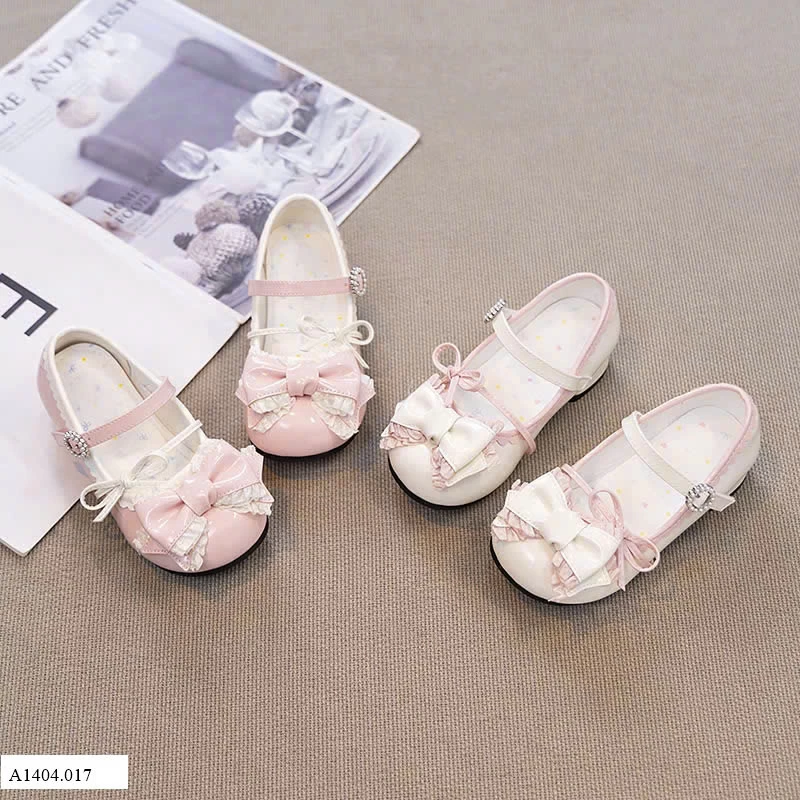 GIÀY BÚP BÊ NƠ CHO BÉ GÁI Size 26-30: 131k  Size 31-36: 141k 