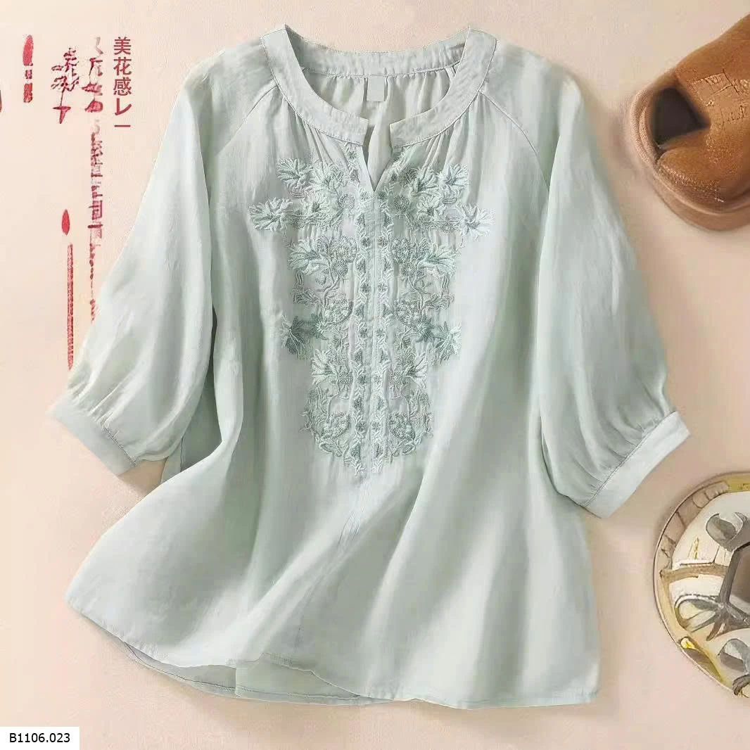 ÁO ĐŨI NỮ THÊU  Sỉ 106k