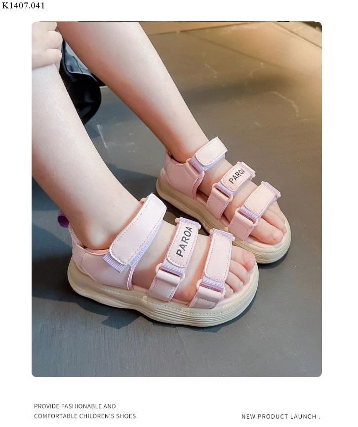 DÉP SANDAL 2 QUAI NGANG PAROA   Sỉ 160k