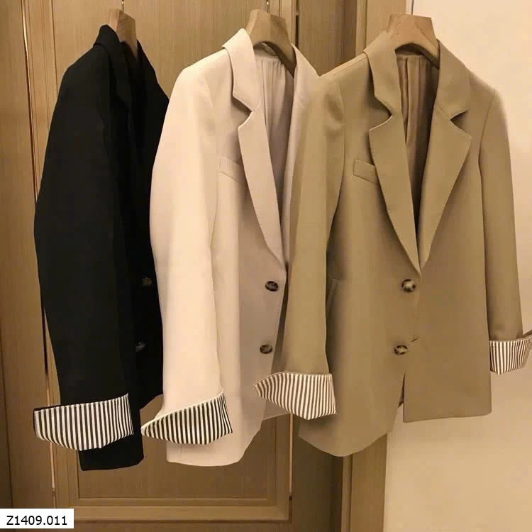 ÁO BLAZER KOREA  TAY LẬT Sỉ 155k 