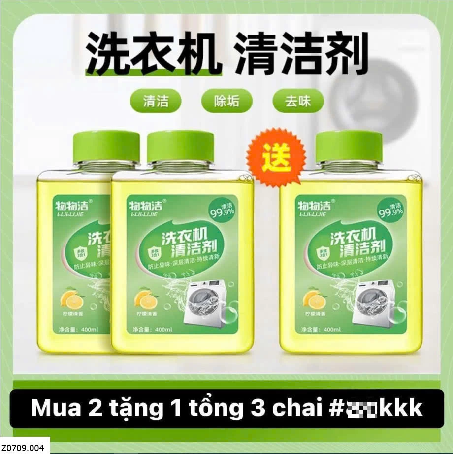 CHAI TẨY LỒNG MÁY GIẶT Sỉ  23k/1 chai