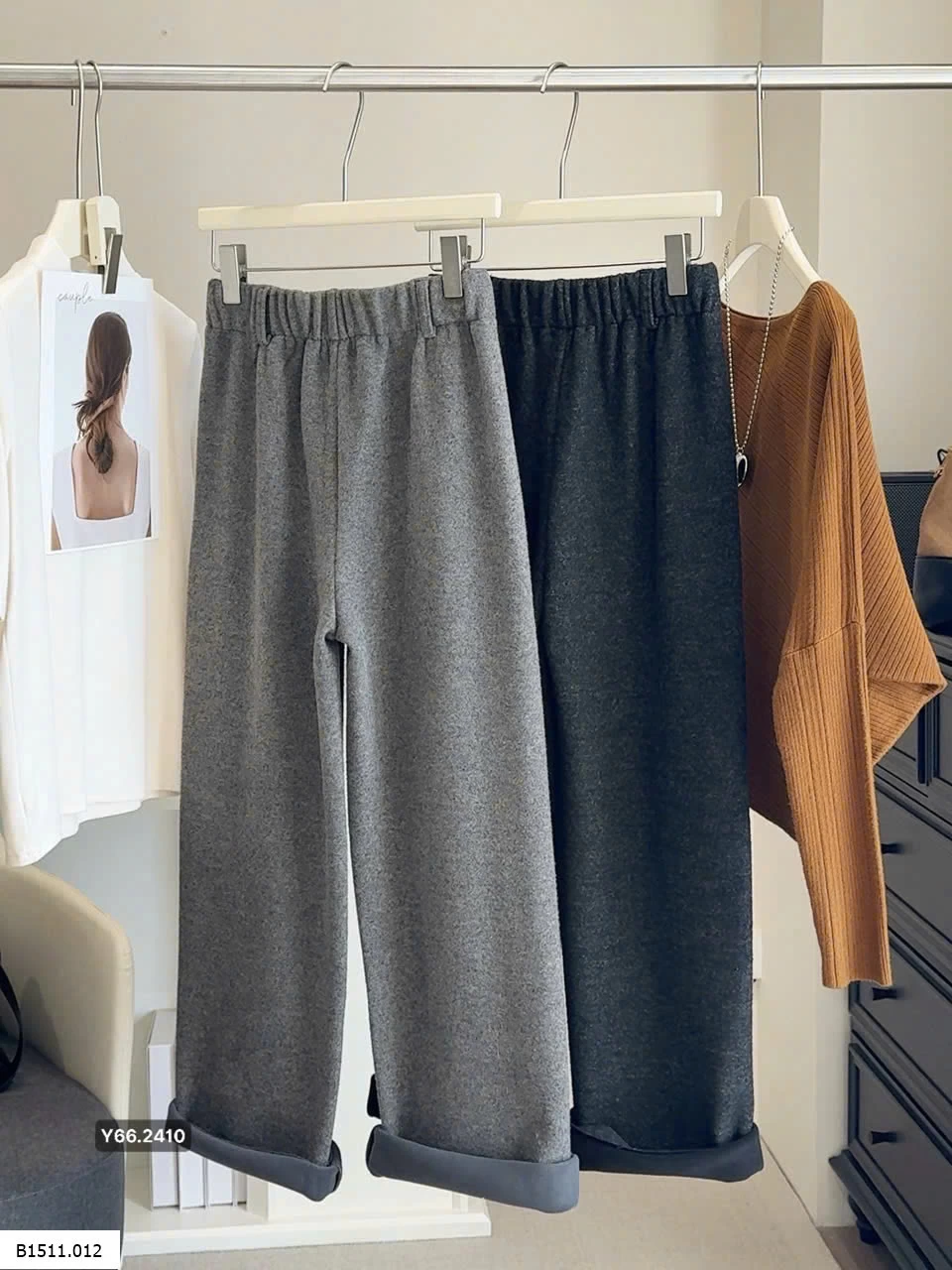 Quần dạ ANNA dáng suông Giá sỉ 220k