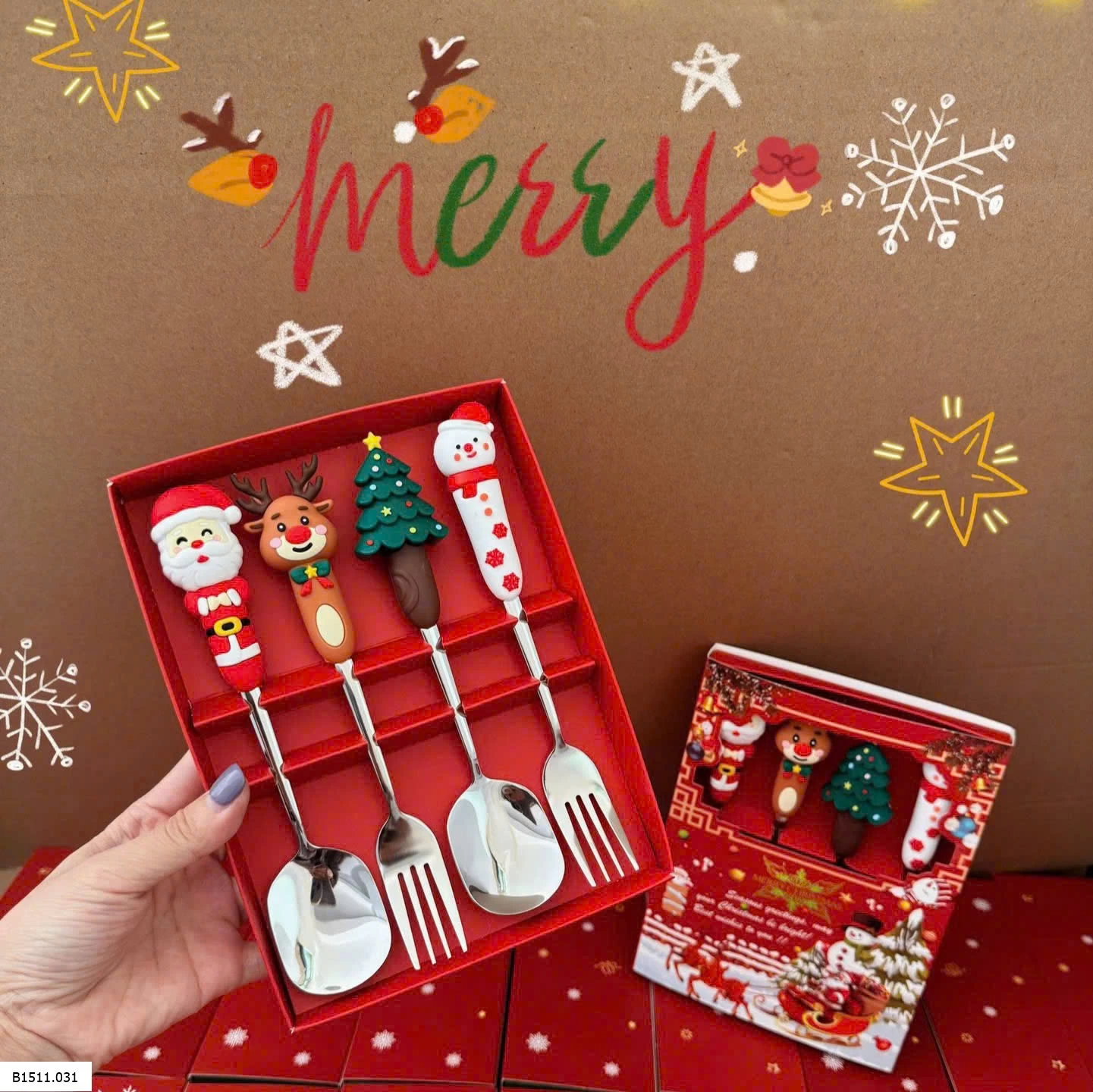 BỘ 4 THÌA INOX 304 Giá sỉ 80k/bộ