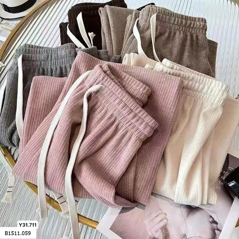 Quần suông vải cashmere Thu/Đông 2025 Giá sỉ 70k/c
