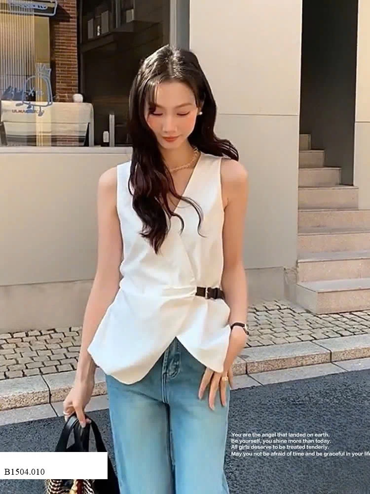 ÁO GILE PHỐI BELT ANNA    Sỉ 145k
