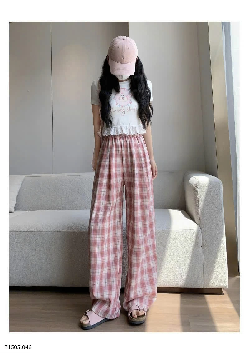 QUẦN SUÔNG KẺ NỮ Sỉ 124k