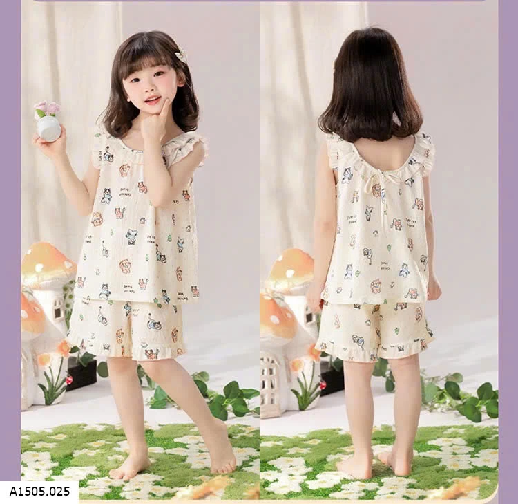 BỘ NGỦ SÁT NÁCH HOẠT HÌNH BG Sỉ Sz 10-16 sỉ 104k Sz S-Xl sỉ 112k