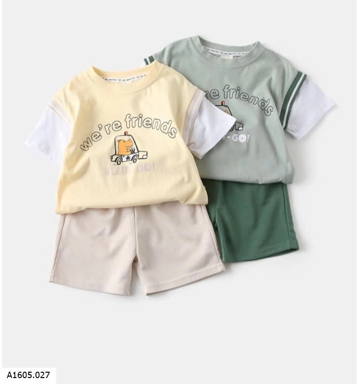 SET ĐỒ BÉ TRAI WAPYPY   Sỉ 112k