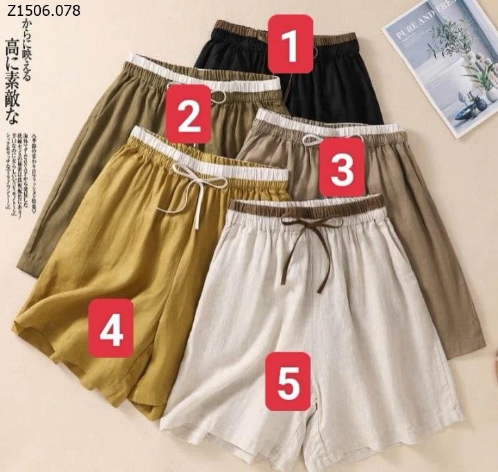 Quần short nữ Sỉ 139k 