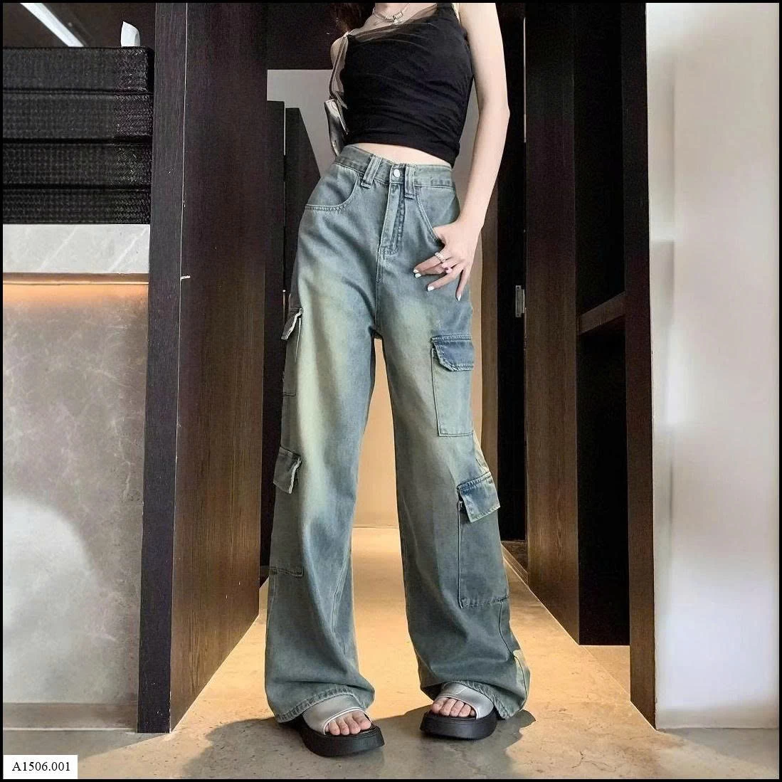 QUẦN JEAN SUÔNG TÚI HỘP Sỉ 153k