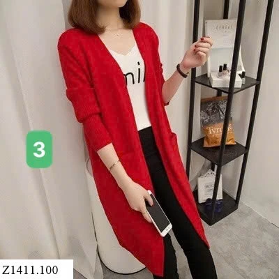 ÁO CARDIGAN LEN DÁNG DÀI NỮ   Sỉ 133k