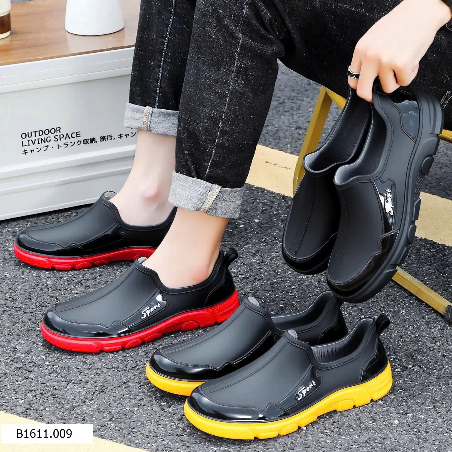 GIÀY ĐI MƯA NAM ĐẾ MÀU SẮC NỔI BẬT Giá sỉ 80k