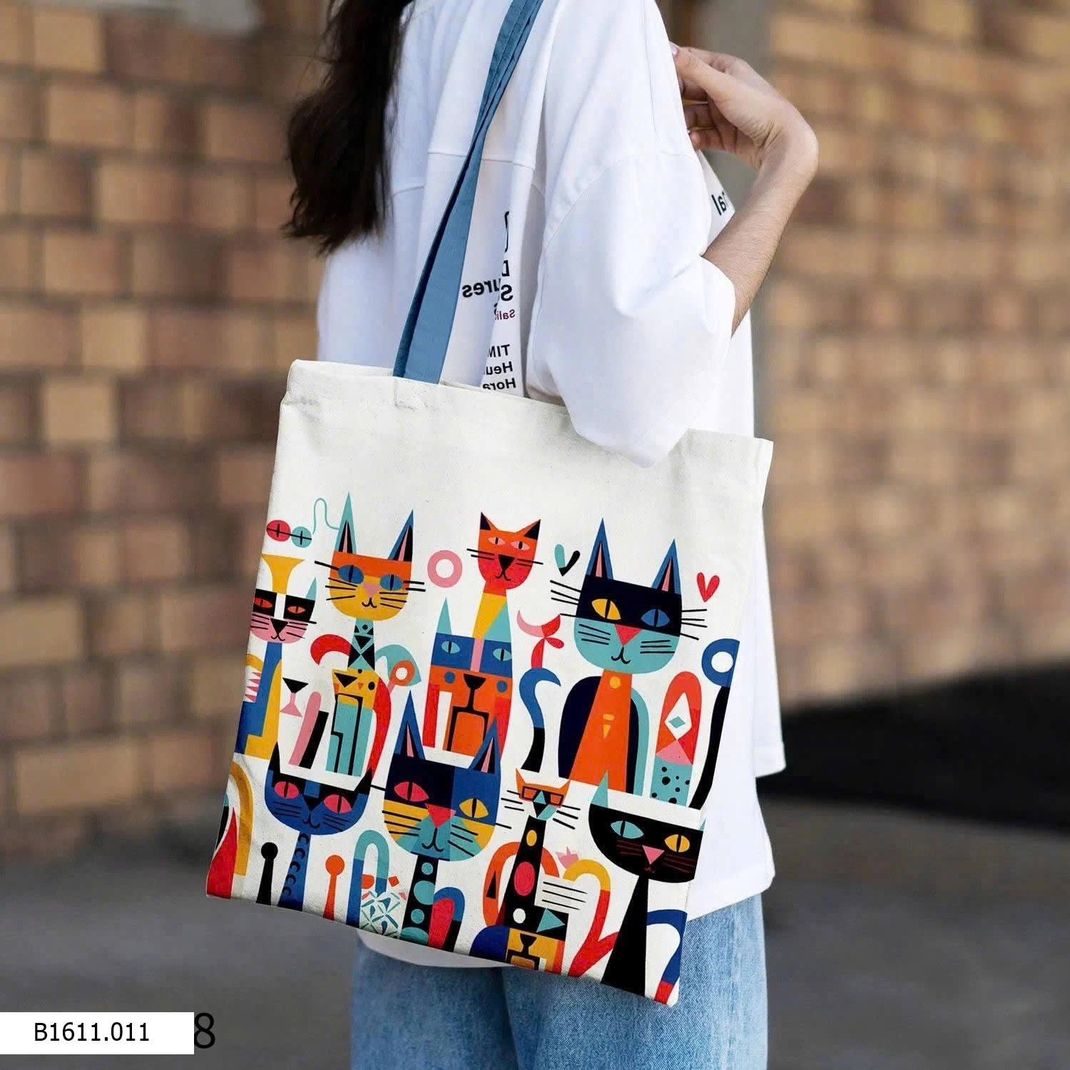 TÚI VẢI CAT'S THINKING   Giá sỉ 35k