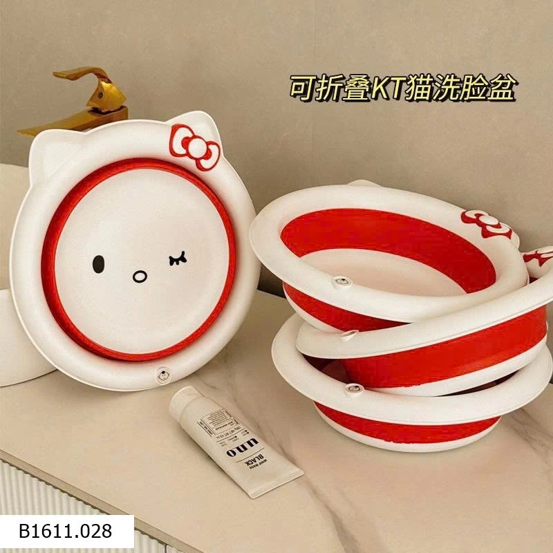 CHẬU RỬA MẶT DI ĐỘNG GẤP GỌN Giá sỉ 75k/ set 2c