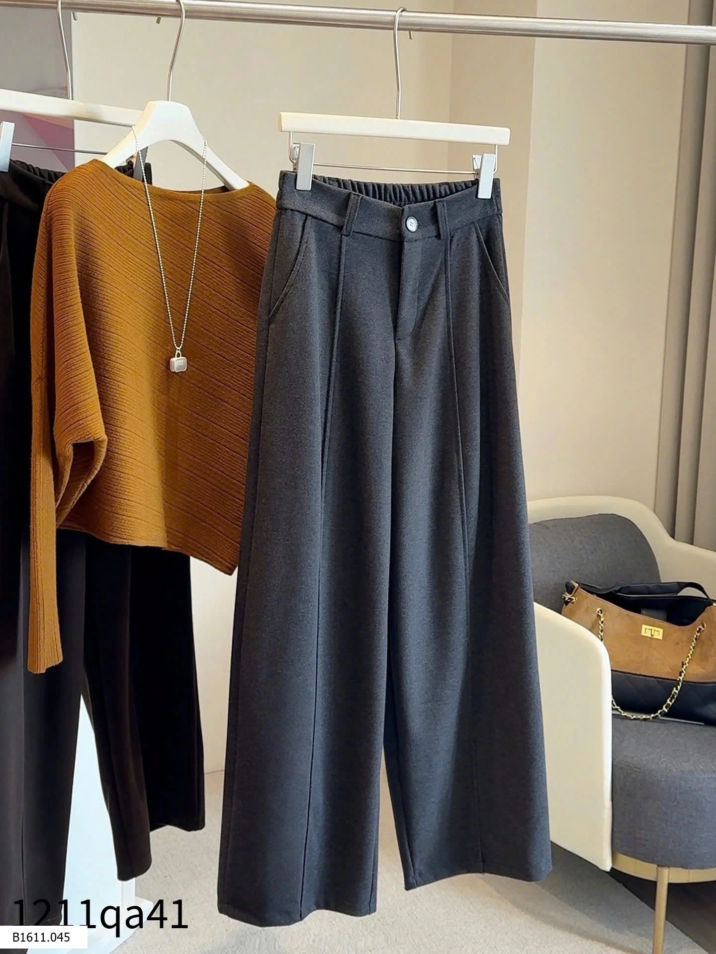 Quần dạ ANNA dáng suông Giá sỉ 210k