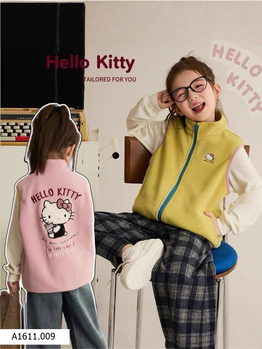 ÁO NỈ GHILE HELLOKITTY BG  Giá sỉ 130k