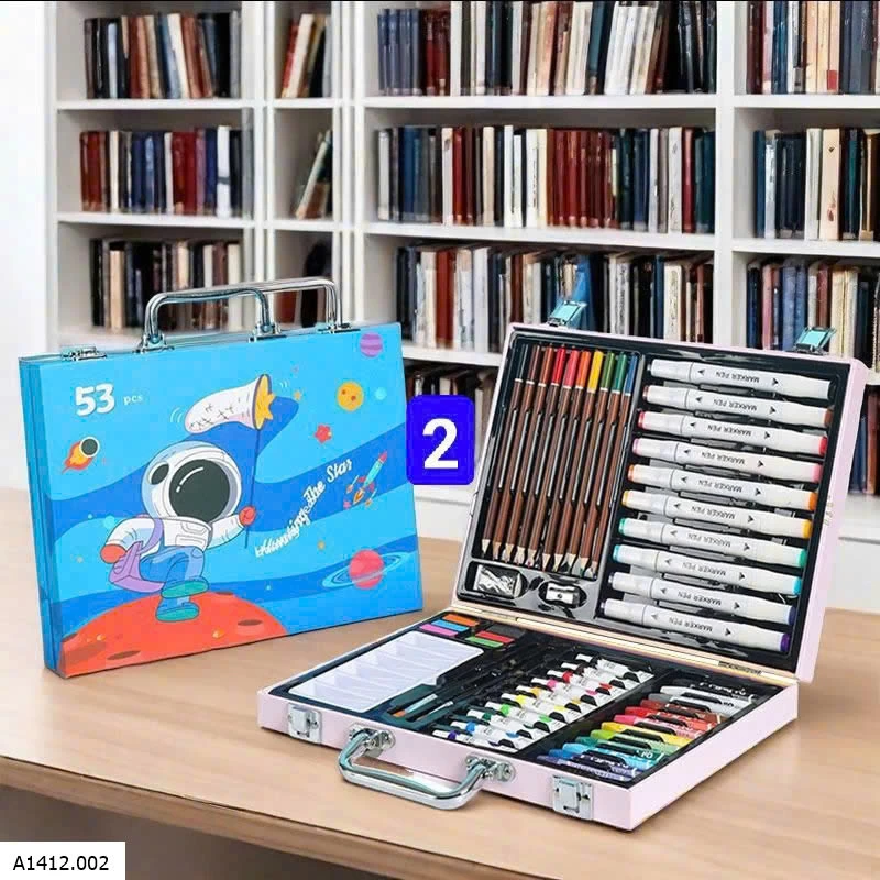 BỘ MÀU VẼ 53 MÓN CHO BÉ Giá sỉ 105k