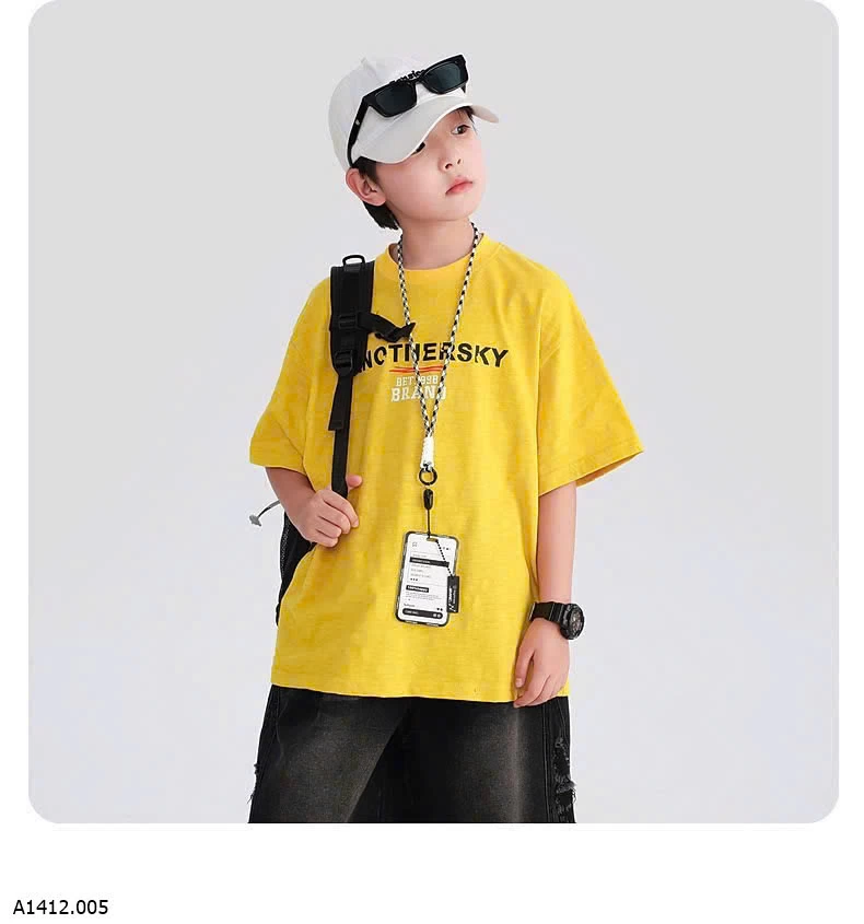 ÁO THUN XƯỚC VÀNG HHBABY Giá sỉ 125k