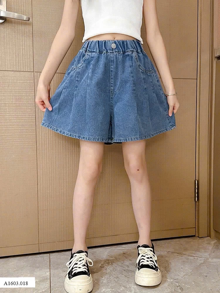 QUẦN SHORT JEAN ỐNG RỘNG CHO BÉ    Sỉ 119k