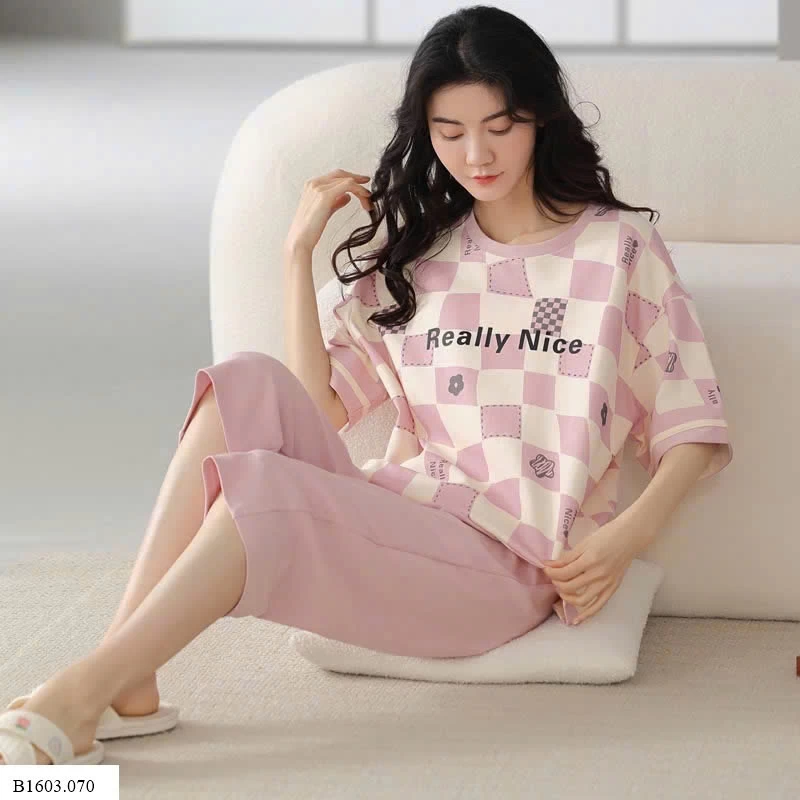 BỘ COTTON LỬNG NỮ MẶC NHÀ  Sỉ 150k