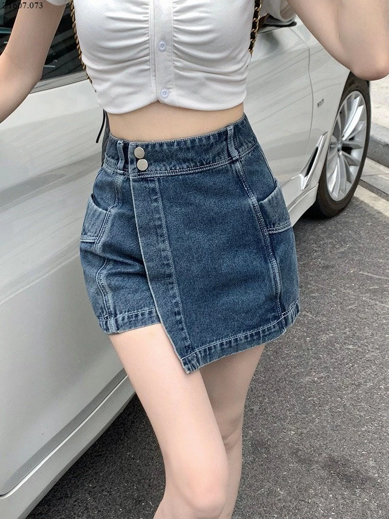 QUẦN SHORT JEAN GIẢ VÁY  Si 120k