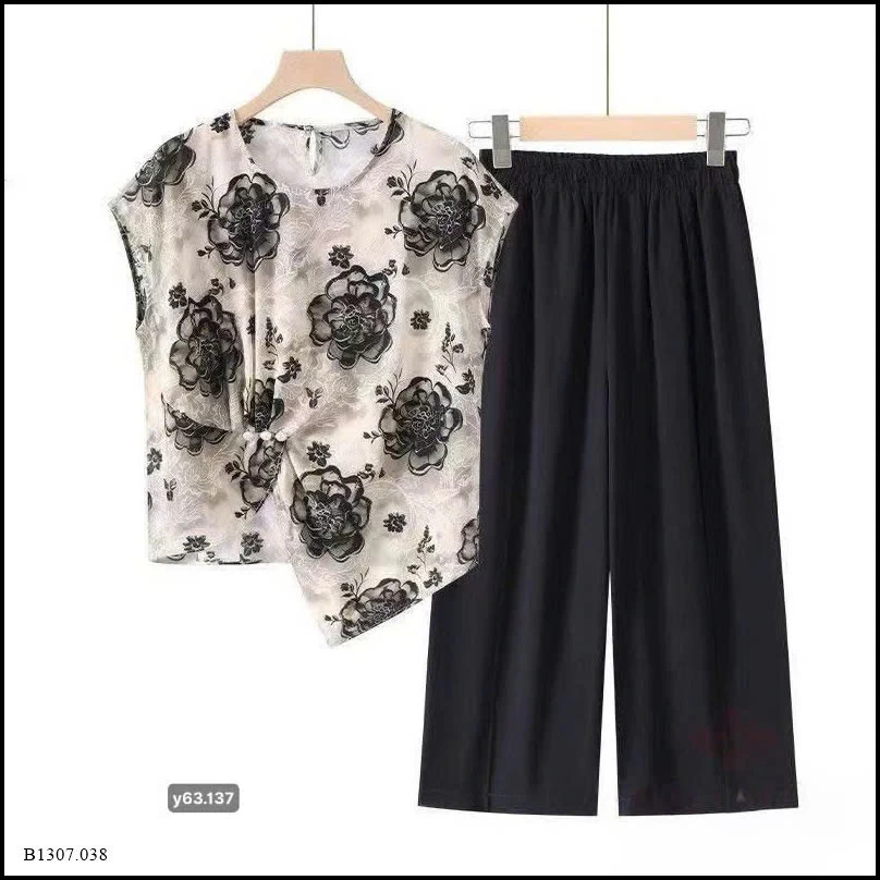 BỘ ĐỒ MẶC HÈ SANG TRỌNG CHO MẸ  Sỉ giá 170k
