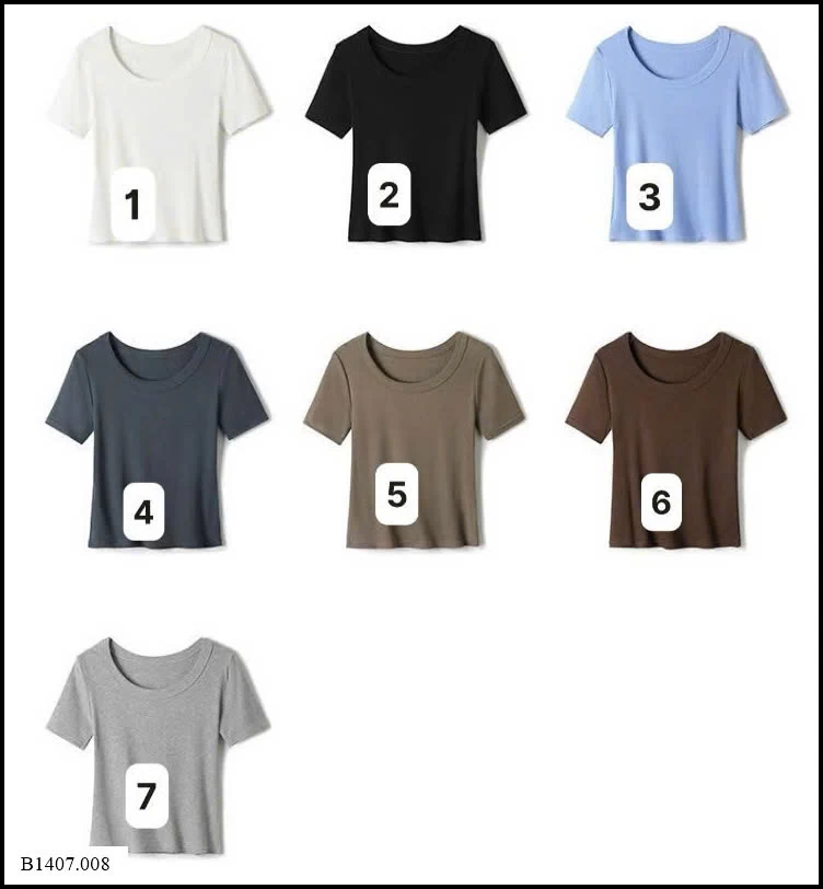 ÁO THUN CỔ TRÒN Sỉ giá 70k